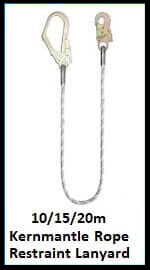 10-15-20m Restraint Kernmantle Rope Lanyard